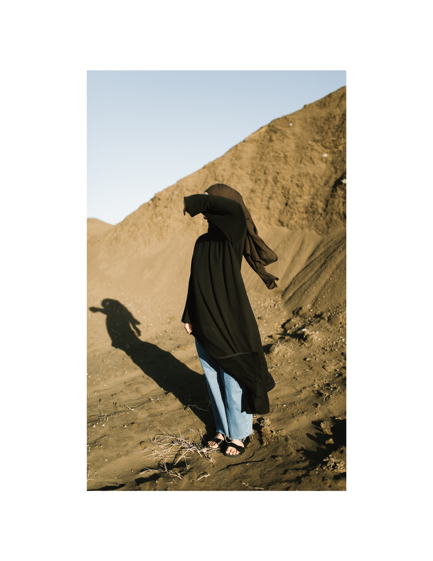Bamboo Maxi Tunic in Black