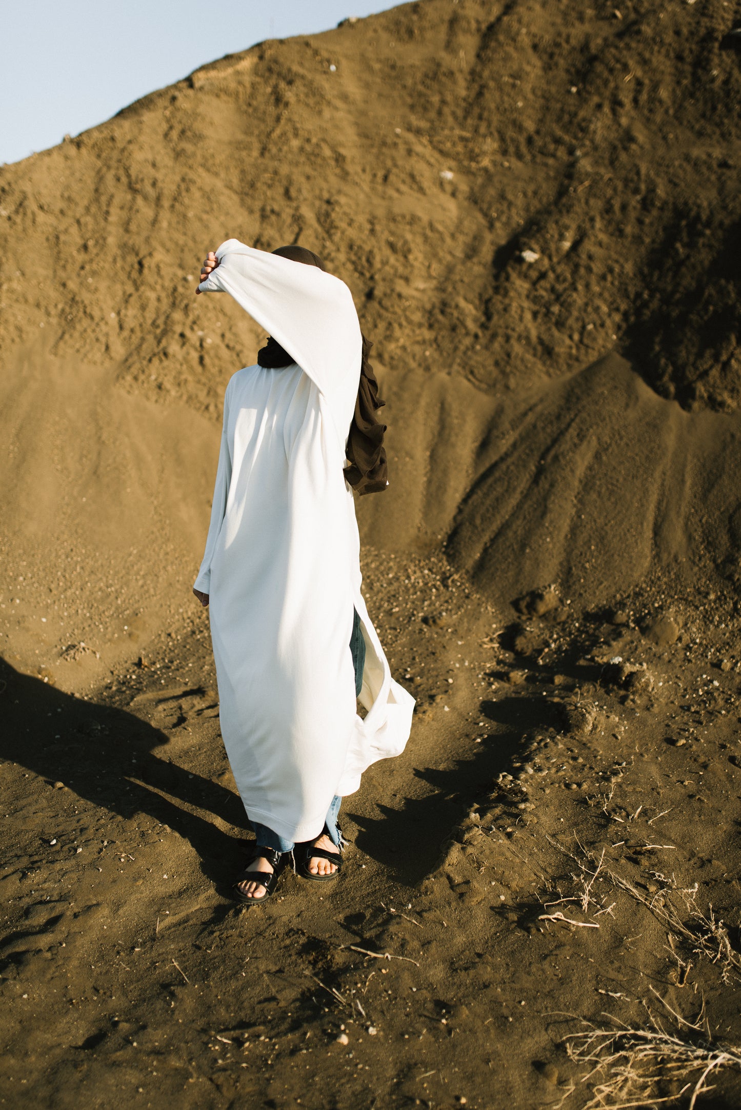 Bamboo Maxi Tunic in Coconut Cream